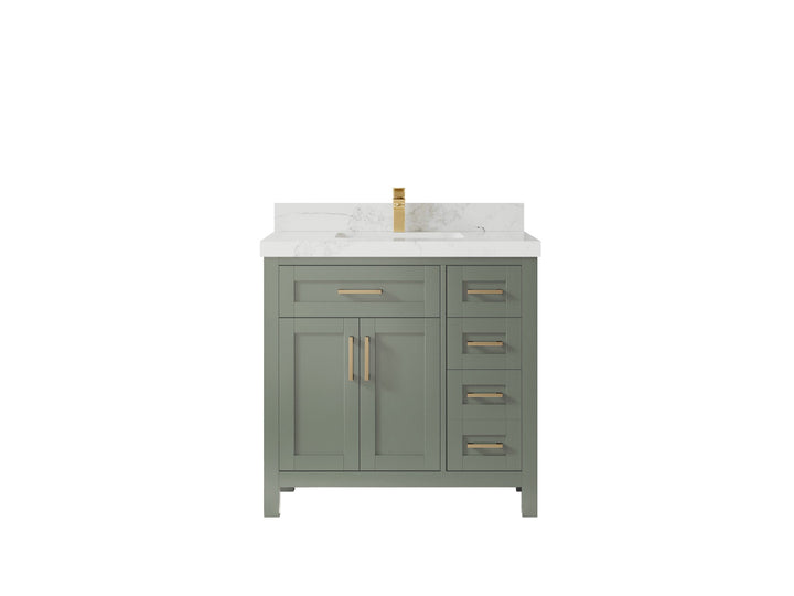 Cambridge 36 in. W x 22 in. D Single Center Sink Bathroom Vanity - photo 21