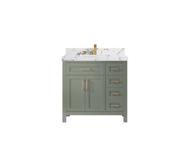 Cambridge 36 in. W x 22 in. D Single Center Sink Bathroom Vanity - photo 43