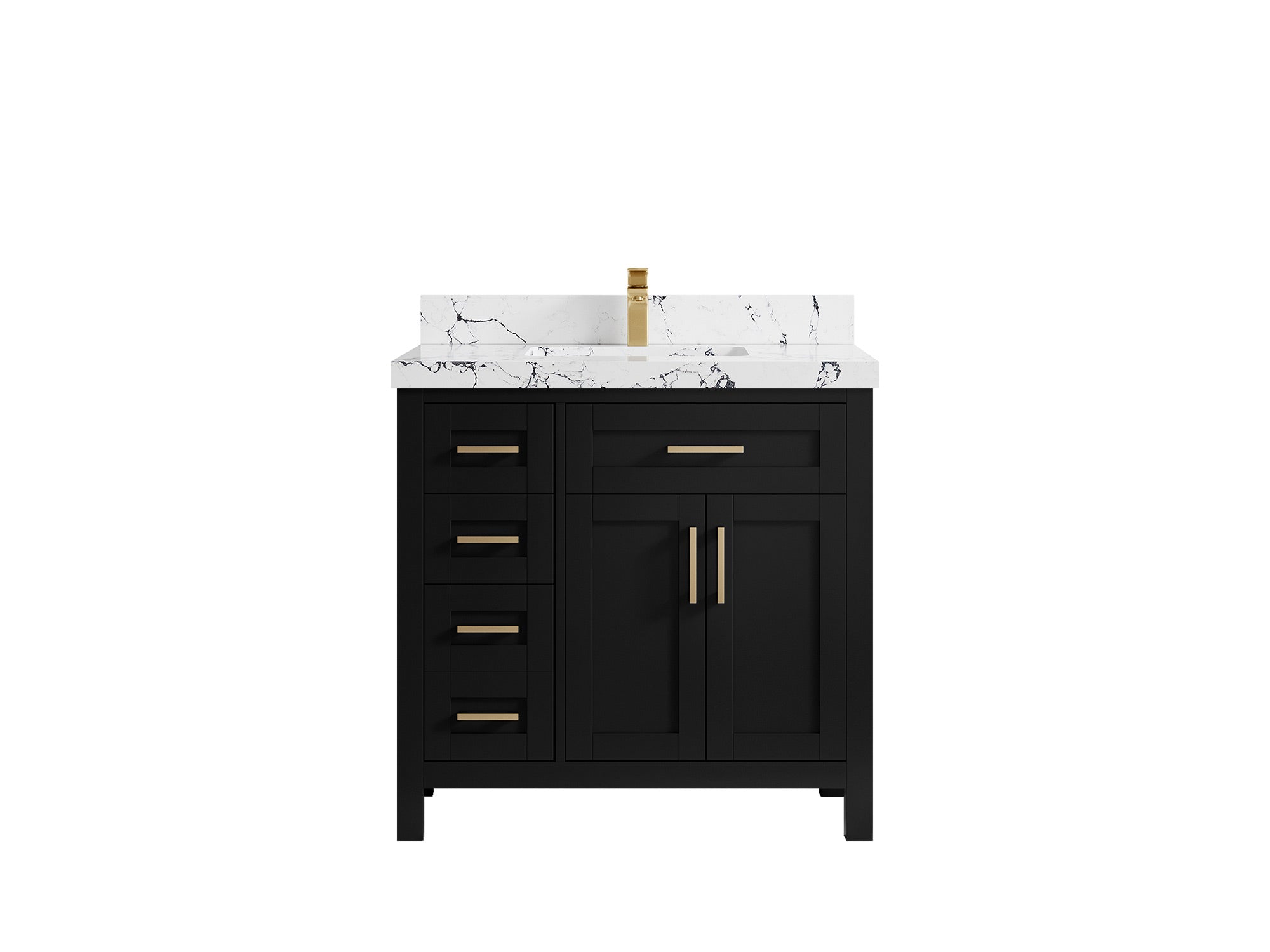 Cambridge 36 in. W x 22 in. D Single Center Sink Bathroom vanity - Willow Bath and Vanity