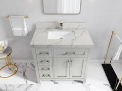 Cambridge 36 in. W x 22 in. D Single Center Sink Bathroom vanity - photo 37