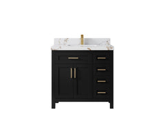 Cambridge 36 in. W x 22 in. D Single Center Sink Bathroom Vanity - photo 42