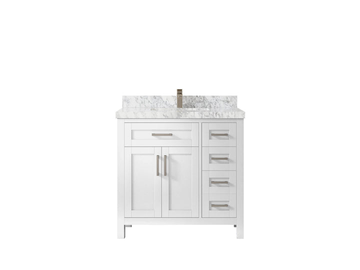 Cambridge 36 in. W x 22 in. D Single Center Sink Bathroom Vanity - photo 22