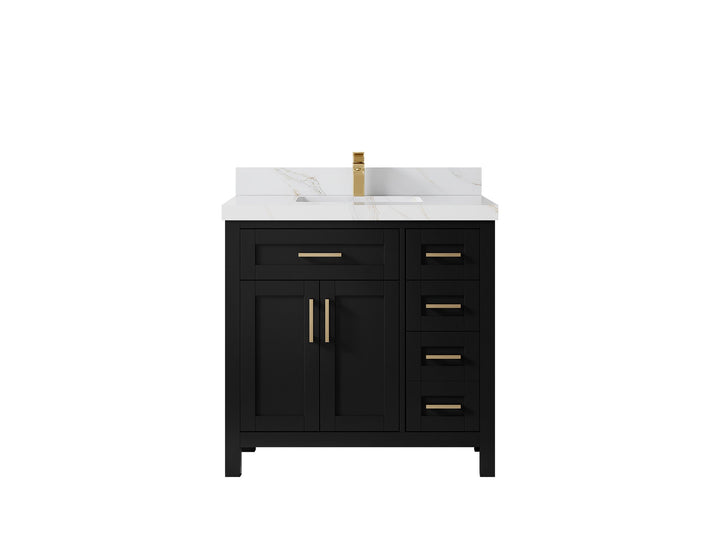 Cambridge 36 in. W x 22 in. D Single Center Sink Bathroom Vanity - photo 28