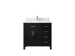 Cambridge 36 in. W x 22 in. D Single Center Sink Bathroom Vanity - photo 30