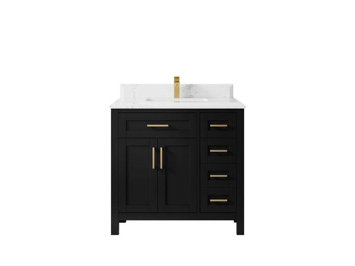 Cambridge 36 in. W x 22 in. D Single Center Sink Bathroom Vanity - photo 36