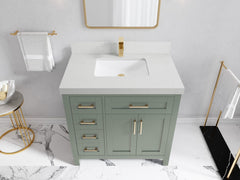 Cambridge 36 in. W x 22 in. D Single Center Sink Bathroom vanity - photo 26