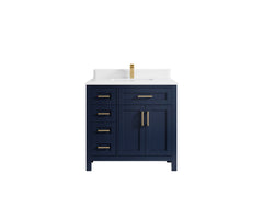Cambridge 36 in. W x 22 in. D Single Center Sink Bathroom vanity - photo 32