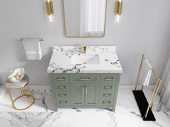 Cambridge 42 in. W x 22 in. D Single Sink Bathroom Vanity - photo 38