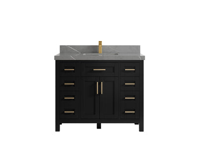 Cambridge 42 in. W x 22 in. D Single Sink Bathroom Vanity - Willow Bath and Vanity