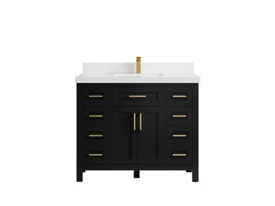 Cambridge 42 in. W x 22 in. D Single Sink Bathroom Vanity - Willow Bath and Vanity