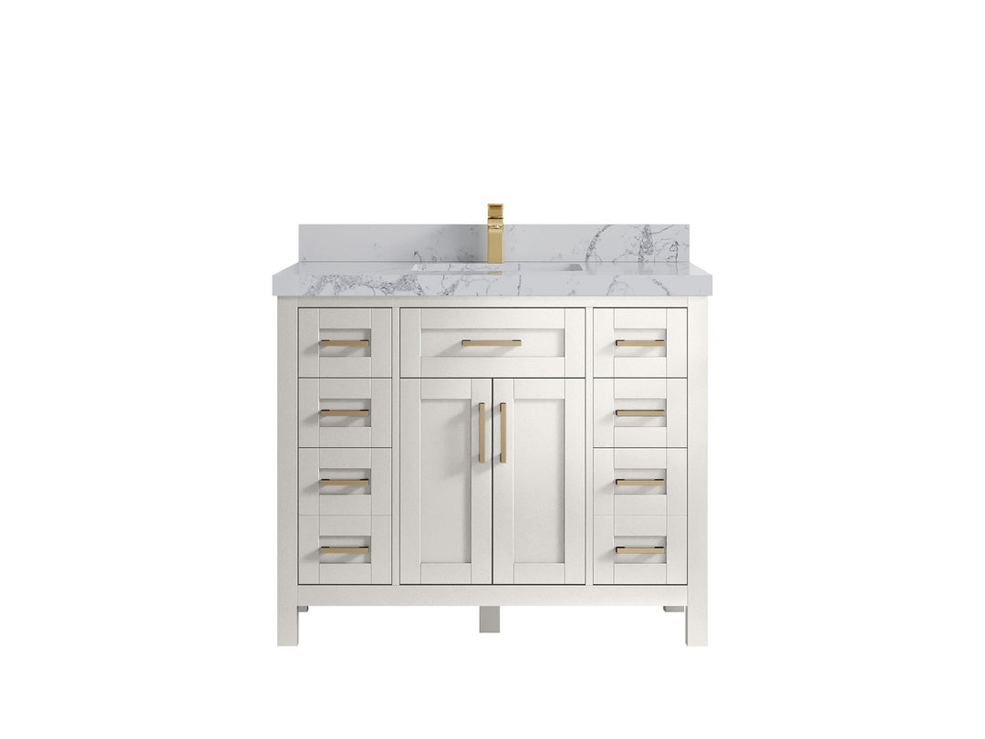 Cambridge 42 in. W x 22 in. D Single Sink Bathroom Vanity - Willow Bath and Vanity