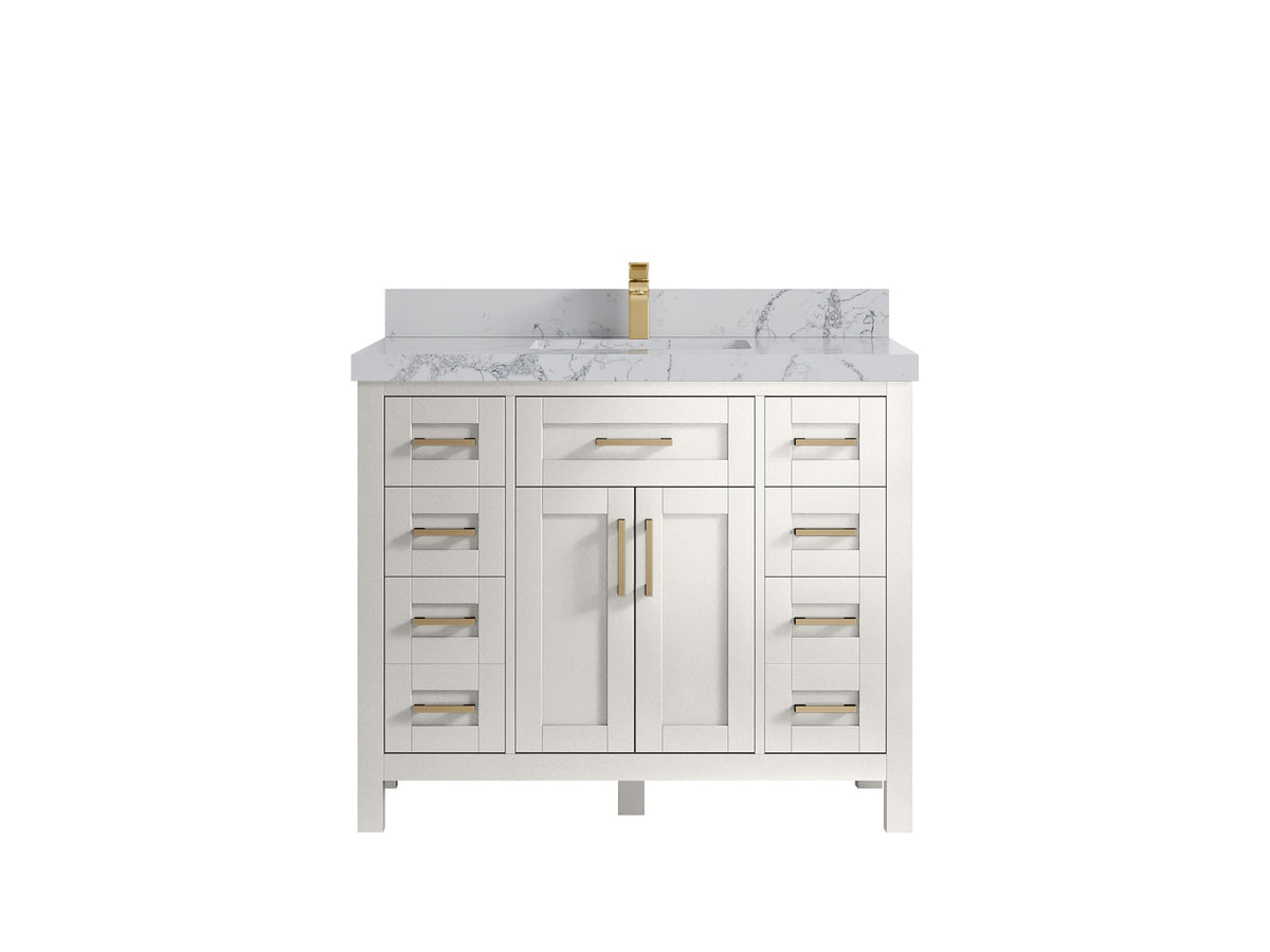 Cambridge 42 in. W x 22 in. D Single Sink Bathroom Vanity - Willow Bath and Vanity