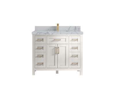 Cambridge 42 in. W x 22 in. D Single Sink Bathroom Vanity - Willow Bath and Vanity