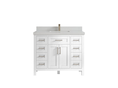 Cambridge 42 in. W x 22 in. D Single Sink Bathroom Vanity - Willow Bath and Vanity