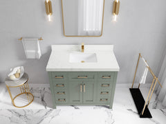 Cambridge 42 in. W x 22 in. D Single Sink Bathroom Vanity - photo 28