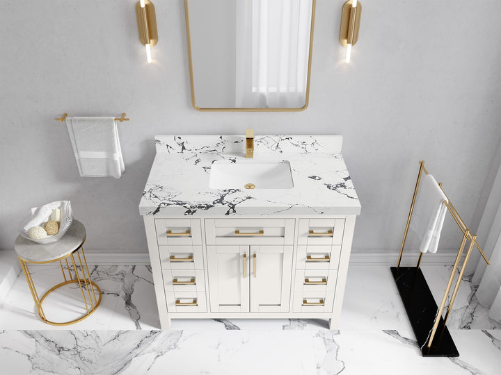Cambridge 42 in. W x 22 in. D Single Sink Bathroom Vanity - photo 48