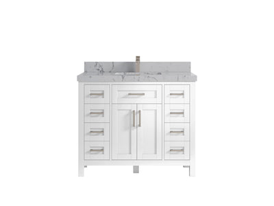 Cambridge 42 in. W x 22 in. D Single Sink Bathroom Vanity - Willow Bath and Vanity