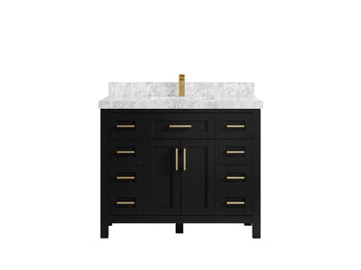 Cambridge 42 in. W x 22 in. D Single Sink Bathroom Vanity - Willow Bath and Vanity