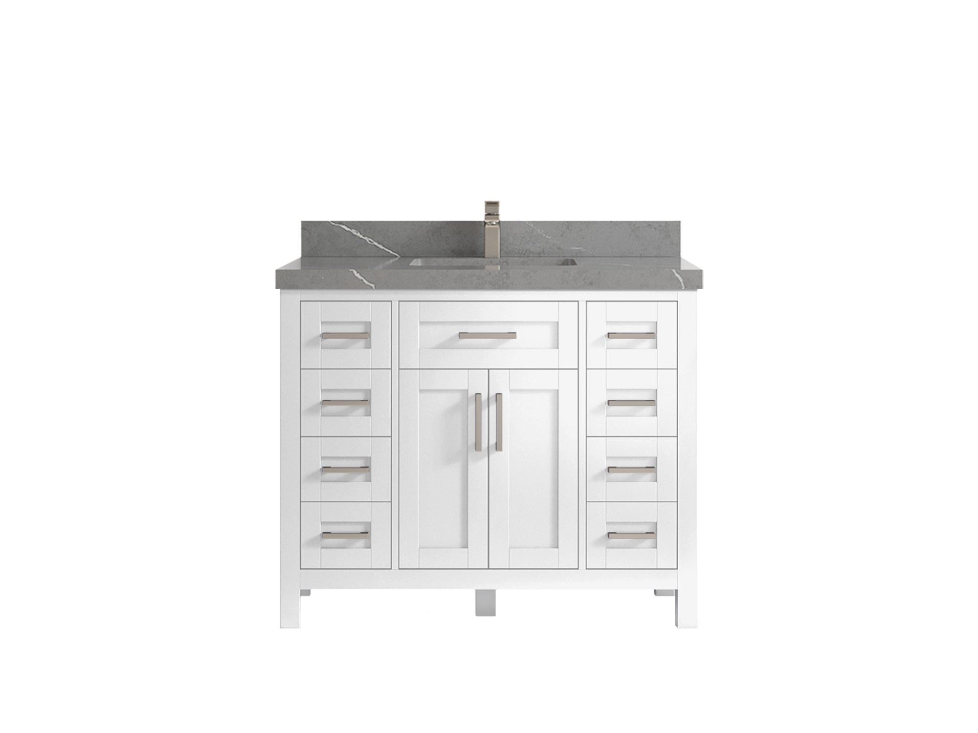 Cambridge 42 in. W x 22 in. D Single Sink Bathroom Vanity - Willow Bath and Vanity