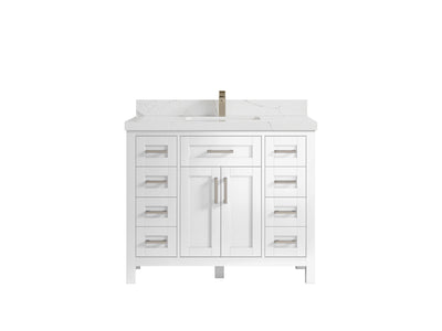Cambridge 42 in. W x 22 in. D Single Sink Bathroom Vanity - Willow Bath and Vanity