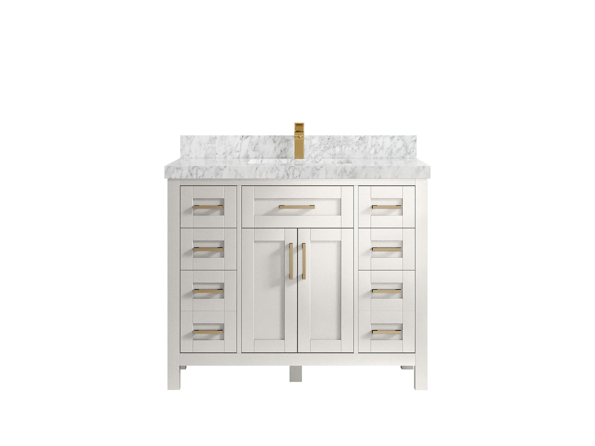 Cambridge 42 in. W x 22 in. D Single Sink Bathroom Vanity - Willow Bath and Vanity