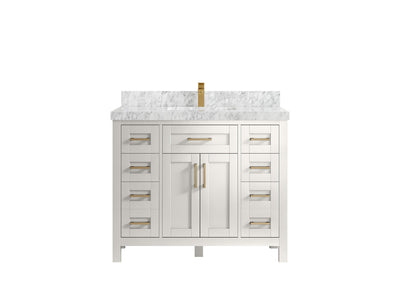 Cambridge 42 in. W x 22 in. D Single Sink Bathroom Vanity - Willow Bath and Vanity