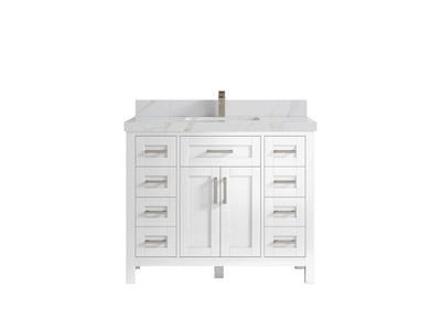 Cambridge 42 in. W x 22 in. D Single Sink Bathroom Vanity - Willow Bath and Vanity