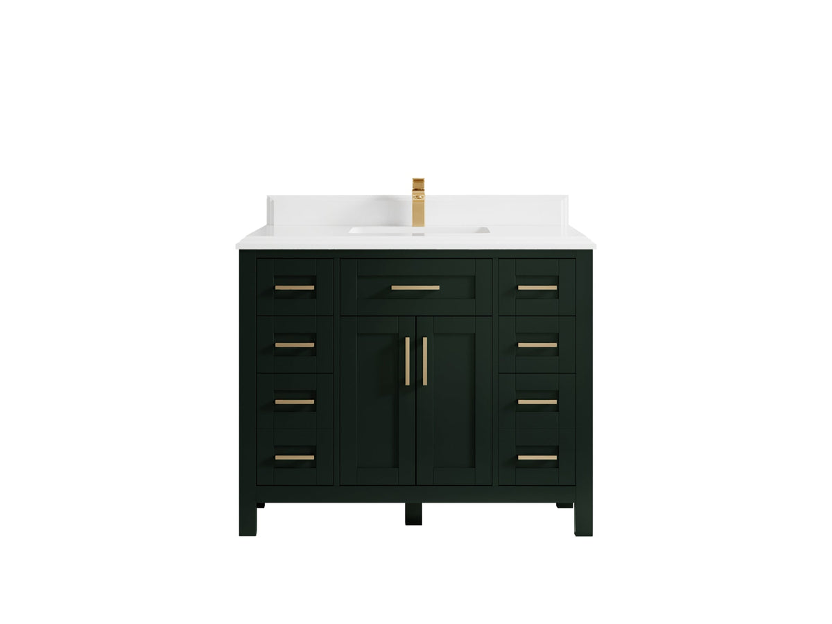 Cambridge 42 in. W x 22 in. D Single Sink Bathroom Vanity - Willow Bath and Vanity