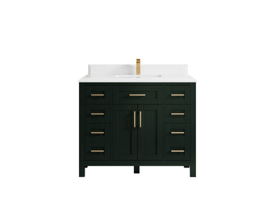 Cambridge 42 in. W x 22 in. D Single Sink Bathroom Vanity - Willow Bath and Vanity