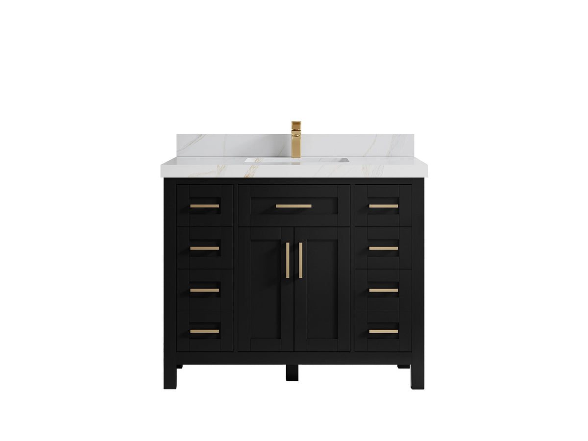 Cambridge 42 in. W x 22 in. D Single Sink Bathroom Vanity - Willow Bath and Vanity