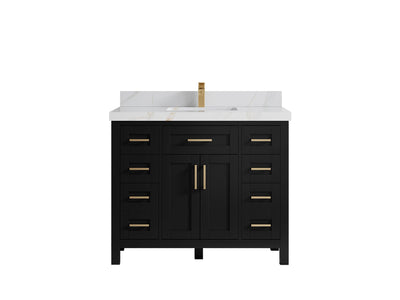 Cambridge 42 in. W x 22 in. D Single Sink Bathroom Vanity - Willow Bath and Vanity