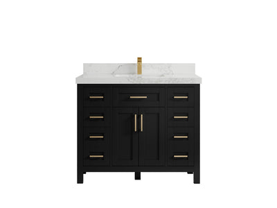 Cambridge 42 in. W x 22 in. D Single Sink Bathroom Vanity - Willow Bath and Vanity