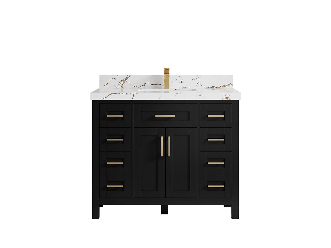 Cambridge 42 in. W x 22 in. D Single Sink Bathroom Vanity - Willow Bath and Vanity