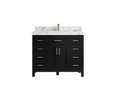 Cambridge 42 in. W x 22 in. D Single Sink Bathroom Vanity - Willow Bath and Vanity