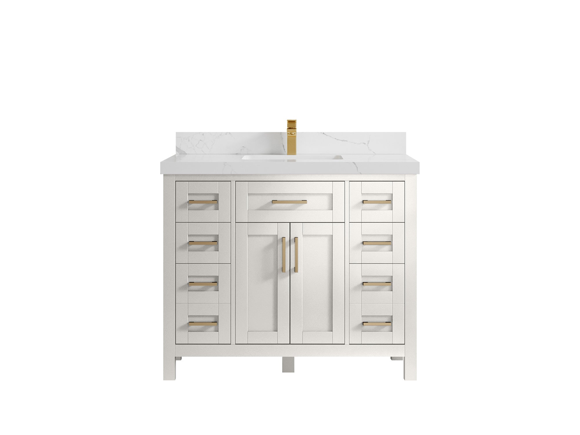 Cambridge 42 in. W x 22 in. D Single Sink Bathroom Vanity - Willow Bath and Vanity