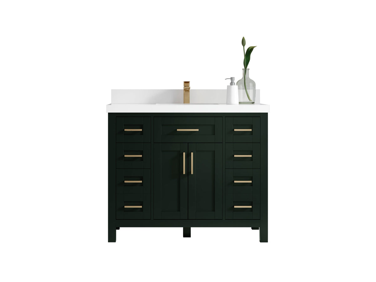 Cambridge 42 in. W x 22 in. D Single Sink Bathroom Vanity - Willow Bath and Vanity