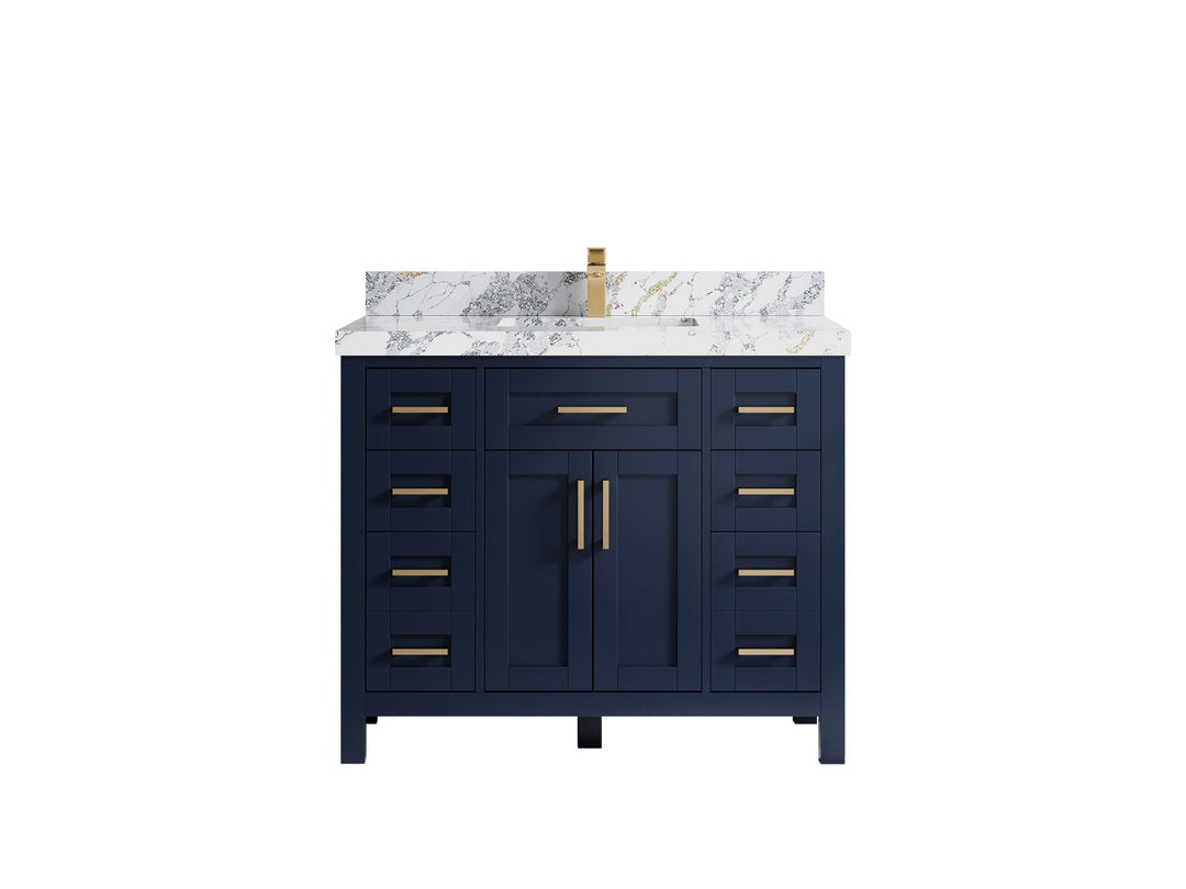 Cambridge 42 in. W x 22 in. D Single Sink Bathroom Vanity - Willow Bath and Vanity