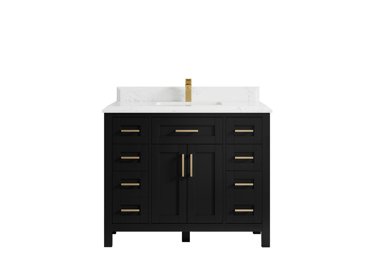 Cambridge 42 in. W x 22 in. D Single Sink Bathroom Vanity - Willow Bath and Vanity