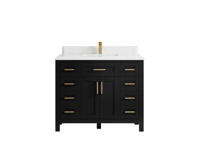 Cambridge 42 in. W x 22 in. D Single Sink Bathroom Vanity - Willow Bath and Vanity