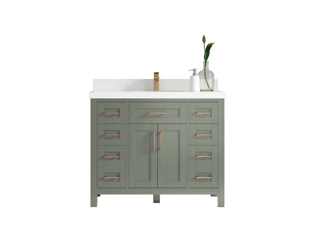 Cambridge 42 in. W x 22 in. D Single Sink Bathroom Vanity - Willow Bath and Vanity