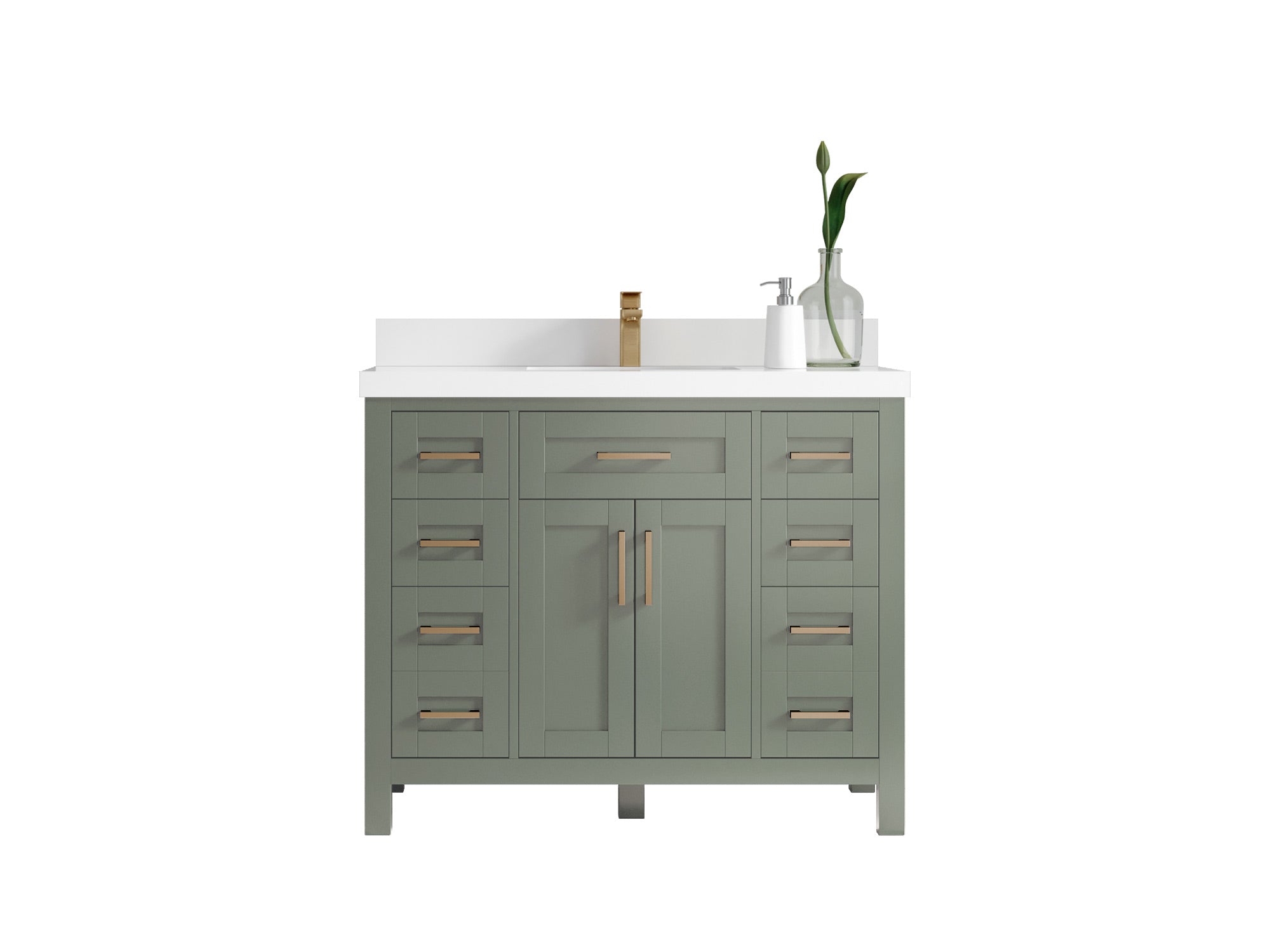 Cambridge 42 in. W x 22 in. D Single Sink Bathroom Vanity - Willow Bath and Vanity