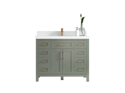 Cambridge 42 in. W x 22 in. D Single Sink Bathroom Vanity - Willow Bath and Vanity