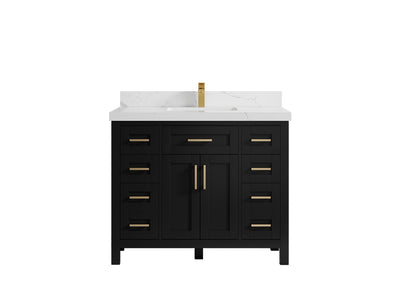 Cambridge 42 in. W x 22 in. D Single Sink Bathroom Vanity - Willow Bath and Vanity