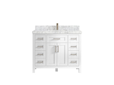 Cambridge 42 in. W x 22 in. D Single Sink Bathroom Vanity - Willow Bath and Vanity