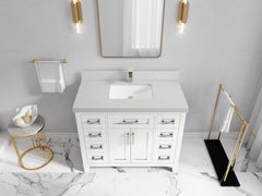 Cambridge 42 in. W x 22 in. D Single Sink Bathroom Vanity - photo 37