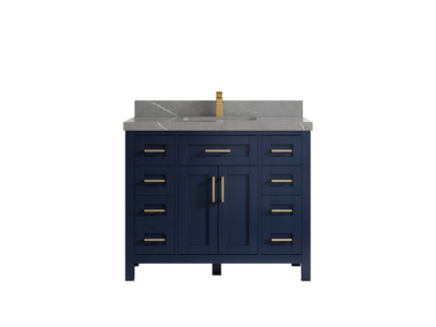 Cambridge 42 in. W x 22 in. D Single Sink Bathroom Vanity - Willow Bath and Vanity