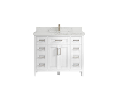 Cambridge 42 in. W x 22 in. D Single Sink Bathroom Vanity - Willow Bath and Vanity