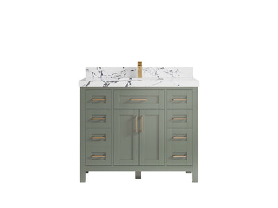 Cambridge 42 in. W x 22 in. D Single Sink Bathroom Vanity - Willow Bath and Vanity