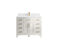 Cambridge 42 in. W x 22 in. D Single Sink Bathroom Vanity - photo 37