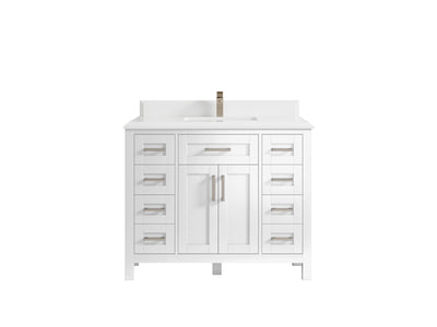 Cambridge 42 in. W x 22 in. D Single Sink Bathroom Vanity - Willow Bath and Vanity